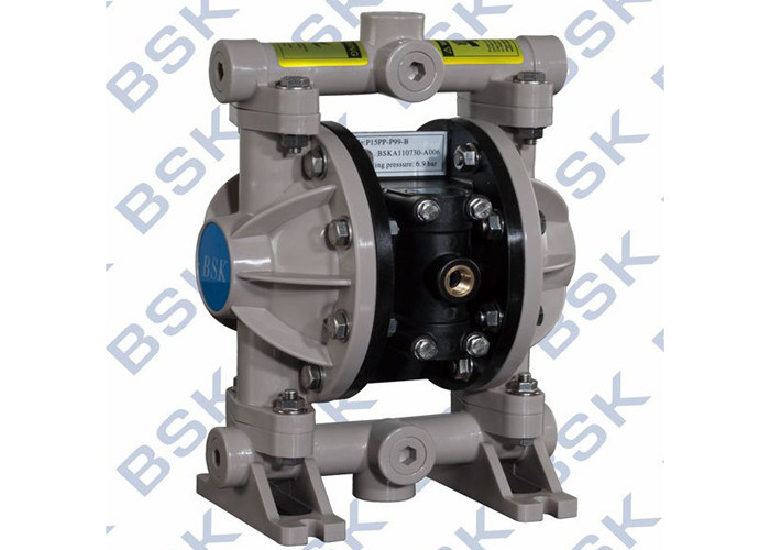 1" Air Driven Double Diaphragm Pump Diaphragm Sludge Pump Non Leakage 12.3kg Weight